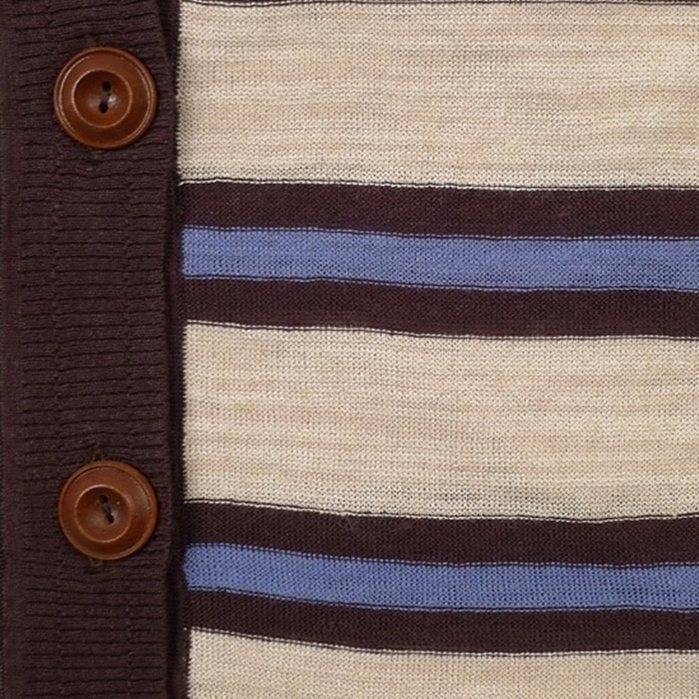 ★NWT Milly Linen Striped Boyfriend Cardigan/ Small - Picture 4 of 4